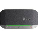 Poly Sync 20 - Altavoz de manos libres inteligente - Bluetooth - inalámbrico, cableado - USB-A - plata - Certificado para Equipos de Microsoft