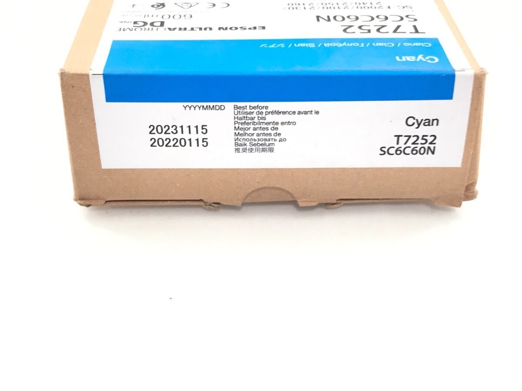 Epson - ULTRACHROME - Ink cartridge - Cyan - 600ML CART