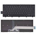 Teclado de repuesto compatible con Dell Inpiron 14-3000 3441 3442 3443 3467 3468 (sin retroiluminación)