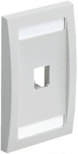 CFPL1WHY-/Placa frontal clásica Mini-Com, 1 puerto