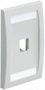 CFPL1WHY-/Placa frontal clásica Mini-Com, 1 puerto