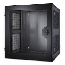 APC NetShelter WX - Rack - instalable en pared - negro - 13U - 19" - para P/N: SUA1000RM2U, SUA1000RM2U-TU, SUA1000RMI2U