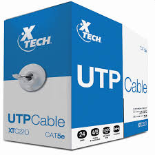 CAUTP6ULBL-Cable UTP Cat6 23AWG en carrucha de 305mts UL, azul.