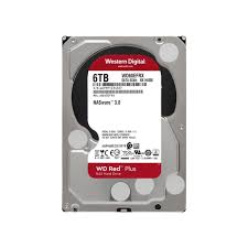 WD Red Plus WD60EFPX - Disco duro - 6 TB - interno - 3.5" - SATA 6Gb/s - 5400 rpm - búfer: 256 MB