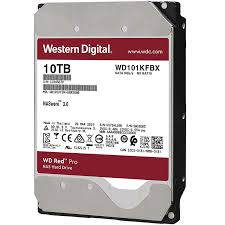 WD Red Pro WD102KFBX - Disco duro - 10 TB - interno - 3.5" - SATA 6Gb/s - 7200 rpm - búfer: 256 MB