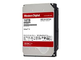 WD Red Pro WD161KFGX - Disco duro - 16 TB - interno - 3.5" - SATA 6Gb/s - 7200 rpm - búfer: 512 MB