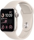 Apple Watch SE (GPS) - 2ª generación - 40 mm - aluminio estrellado - reloj inteligente con cinta deportiva - nailon - estrellado - tamaño de la muñeca: 130-200 mm - 32 GB - Wi-Fi, Bluetooth - 26.4 g