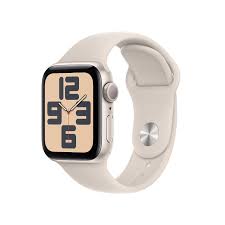 Apple Watch SE (GPS) - 2ª generación - 40 mm - aluminio estrellado - reloj inteligente con cinta deportiva - nailon - estrellado - tamaño de la muñeca: 130-200 mm - 32 GB - Wi-Fi, Bluetooth - 26.4 g