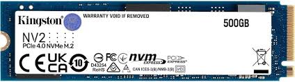 Kingston - Internal hard drive - 500 GB - Solid state drive - NV3 M.2 2280 NVMe Up to 6000 M