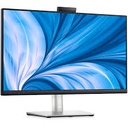 Dell 24 Video Conferencing Monitor C2423H - Monitor LED - 24" (23.8" visible) - 1920 x 1080 Full HD (1080p) @ 60 Hz - IPS - 250 cd/m² - 1000:1 - 5 ms - HDMI, DisplayPort - altavoces - con 3 años de servicio de intercambio avanzado, garantía limitada de hardware y garantía de panel premium, Dell ProSupport