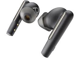 Poly Voyager Free 60+ UC M - Auriculares inalámbricos con micro - en oreja - Bluetooth - cancelación de sonido activo - USB-A a través de adaptador Bluetooth - negro carbón - Certificado para Equipos de Microsoft