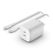 Belkin - Battery charger - 68 Watt - Lithium ion - Para Mac Book - 2 USB C GAN