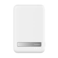 Belkin - Power bank - 15 Watt - Lithium - Para Universal - Qi2 5.000 mAh Stand White