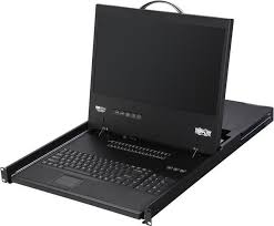 Tripp Lite 16-Port Rack Console VGA KVM Switch w/ 19" LCD 1U TAA - Conmutador KVM - 16 x KVM port(s) - 1 usuario local - montaje en rack