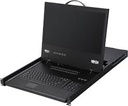 Tripp Lite 16-Port Rack Console VGA KVM Switch w/ 19" LCD 1U TAA - Conmutador KVM - 16 x KVM port(s) - 1 usuario local - montaje en rack