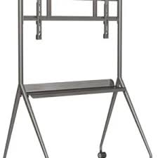 Hikvision DS-D5ABKY2-S - Carrito - para pantalla plana - acero - gris plata - tamaño de pantalla: 55"-75"