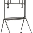 Hikvision DS-D5ABKY2-S - Carrito - para pantalla plana - acero - gris plata - tamaño de pantalla: 55"-75"
