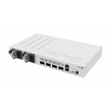 MikroTik CRS504-4XQ-IN - Conmutador - Gestionado - 4 x 100 Gigabit QSFP28 - sobremesa, montaje en rack - para MikroTik G1040A-60WF, XQ+31LC02D, XQ+85MP01D