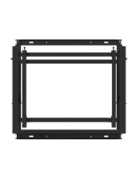 Hikvision - Kit de montaje (abrazadera) - para pantalla LCD - acero laminado en frío SPCC - negro - interfaz de montaje: 600 x 400 mm - se puede instalar en la pared - para Hikvision DS-D2055