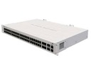 MikroTik CRS354-48G-4S+2Q+RM - Conmutador - L3 - 48 x 10/100/1000 + 4 x 10 Gigabit SFP+ + 2 x 40 Gigabit QSFP+ - sobremesa, montaje en rack