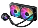 ASUS ROG STRIX LC II 240 ARGB - Sistema de refrigeración líquida del procesador - Tamaño del radiador: 240 mm - (para: LGA1156, LGA1366, LGA1155, LGA2011, LGA1150, LGA2011-3, LGA1151, AM4, LGA2066, TR4, LGA1200) - base de cobre - 120 mm