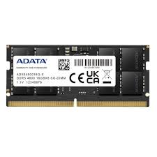 ADATA - DDR5 - módulo - 16 GB - SO DIMM de 262 contactos - 4800 MHz / PC5-38400 - CL40 - 1.1 V - sin búfer - on-die ECC - negro