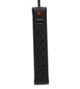 Forza - Power strip - AC 110/220 V - 6 Tomas de Corriente - Green