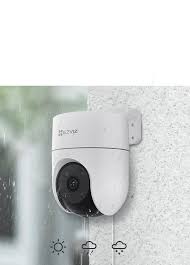 CSH8CR1001K2WKFL-4 - Cámara PT 1080p, h.265 con 360 moviento horixontal y 80 de vertical, visión nocturna , color e inteligente, IP65 Marca EZVIZ