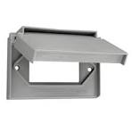 E071966 - Placa interperie decor 1 gang horizontal gris
