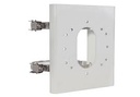 Hikvision DS-1275ZJ-S-SUS - Abrazadera para montaje de cámara - instalable en poste - blanco - para Pro Series DS-2CD2646, 2CD2T87; Pro Series EasyIP 4.0 with ColorVu