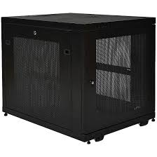 Tripp Lite 12U Rack Enclosure Server Cabinet Doors & Sides 300lb Capacity - Rack armario - negro - 12U - 19"