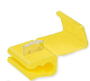 100 conectores de alambre de empalme rápido sin soldadura, conector de cable eléctrico Scotch Lock Snap de 12-10 AWG (amarillo)