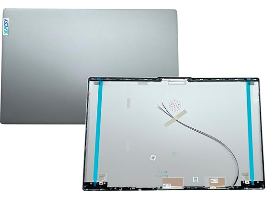 Reemplazo portátil LCD cubierta trasera superior tapa con bisagras antena para Lenovo ideapad 5-15IIL05 5-15ARE05 5-15ITL05 5-15ALC05 5CB0X56524 5CB0X56071 AM1K7000100 AM1K7000300 Gris