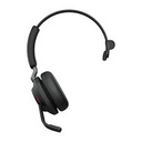 Jabra Evolve2 65 MS Mono - Auricular - en oreja - convertible - Bluetooth - inalámbrico - USB-A - aislamiento de ruido - negro - Certificado para Equipos de Microsoft