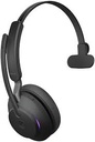Jabra Evolve2 65 MS Mono - Auricular - en oreja - convertible - Bluetooth - inalámbrico - USB-A - aislamiento de ruido - negro - Certificado para Equipos de Microsoft