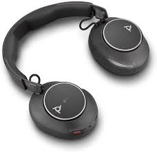 Poly Voyager Surround 80-M UC - Voyager Surround 80 series - auricular - tamaño completo - Bluetooth - inalámbrico - USB-C a través de adaptador Bluetooth - negro - Certificado para Equipos de Microsoft