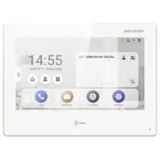 Hikvision Pro Series DS-KH9310-WTE1 - Sistema de intercomunicación de vídeo - alimentado por CA, PoE - 7" monitor LCD