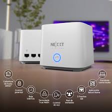 Nexxt Solutions Home - Router - Wireless Mesh - 802.11a/b/g/n/ac/ax - Desktop - 2 pack