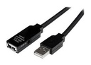 StarTech.com 25m USB 2.0 Active Extension Cable - M/F - USB extension cable - USB (F) to USB (M) - USB 2.0 - 25 m - active - black