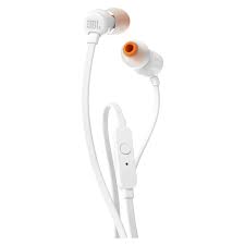 JBL - Headphones - T110 Wired In-ear White (S. Am