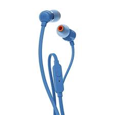 JBL - Headphones - T110 Wired In-ear Blue (S. Ame
