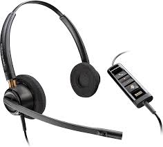 Poly EncorePro 525 - EncorePro 500 series - auricular - en oreja - cableado - USB-A - negro - Certificado para Equipos de Microsoft