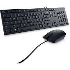 Dell - Keyboard and mouse set - Spanish - Wired - KM300C 3000182719331.4