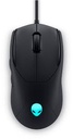 Alienware AW320M - Ratón - diestro y zurdo - óptico - 6 botones - cableado - USB - Cara oculta de la Luna