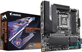 AORUS - Motherboard - Micro ATX - Socket AM5 - AMD B650 - para Ryzen 7 / para Ryzen 9 - None