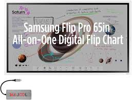 Samsung Flip LH65WMBWBGCXZA - 65" - USB-C - Touchscreen - UHD Interactive Display