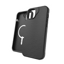 ZAGG Luxe - Carcasa trasera para teléfono móvil - compatibilidad con MagSafe - negro - para Apple iPhone 13, 14, 15