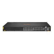 HPE Aruba 6200M 24G Class4 PoE 4SFP+ - Conmutador - L3 - Gestionado - 24 x 10/100/1000 (PoE+) + 4 x SFP+ de 1 Gigabit/10 Gigabits (enlace ascendente/apilamiento) - flujo de aire de delante hacia el lado - montaje en rack - PoE+ (740 W)
