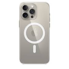 Apple - Carcasa trasera para teléfono móvil - compatibilidad con MagSafe - policarbonato - transparente - para iPhone 15 Pro Max