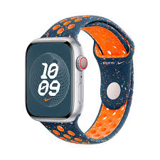 Apple Nike - Loop para reloj inteligente - 45 mm - M/L (adaptable a puños de 160 - 210 mm) - llama azul